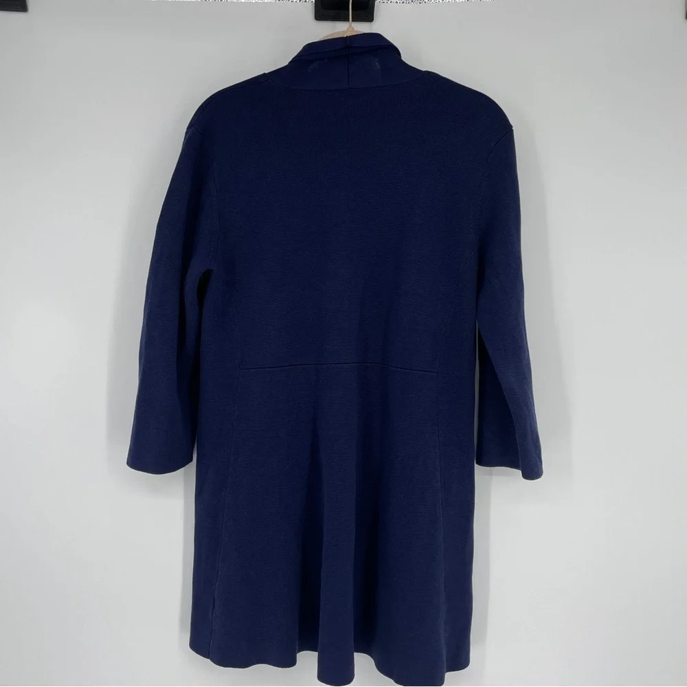 Eileen Fisher Sleek Ribbed Long Cardigan
